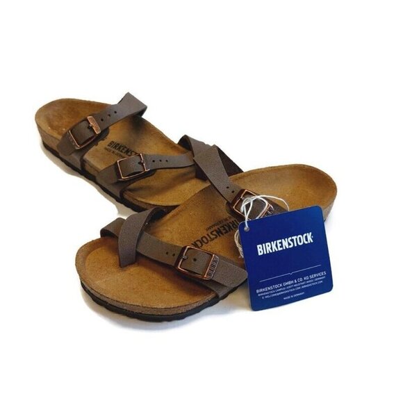 Birkenstock Mayari Sandals EU 30 Girls Size 12 Mocha Brown Narrow Fit Little Kid - Picture 5 of 9